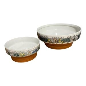 Goebel Burgund Oeslauer Manufaktur W Germany 2 Serving Vegetable Bowl 7in 4in